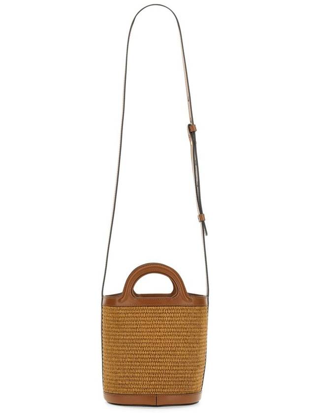 Tropicalia Small Bucket Bag Brown - MARNI - BALAAN 3