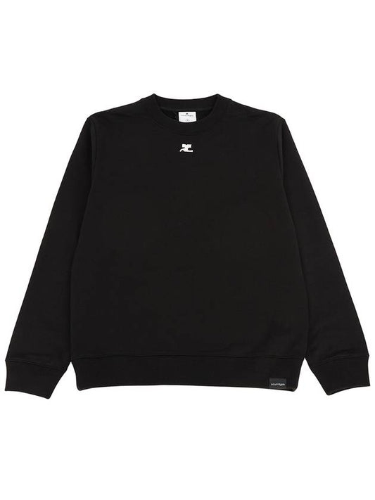 Courr ges 323JSW005JS0044 BLACK Women s Sweatshirt - COURREGES - BALAAN 1