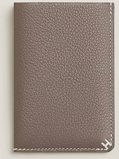 H Sellier Card Wallet Brown - HERMES - BALAAN 2