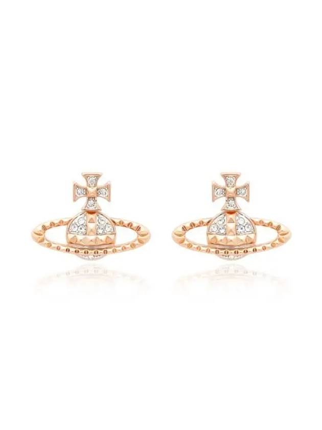 Mayfair Bath Relief Earrings Rose Gold - VIVIENNE WESTWOOD - BALAAN 3