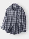 Forest Memory Check Shirt Charcoal - INDUST - BALAAN 3