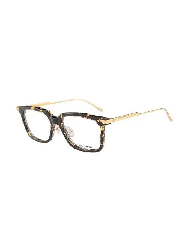 Eyewear Square Acetate Eyeglasses Gold Havana - BOTTEGA VENETA - BALAAN 4