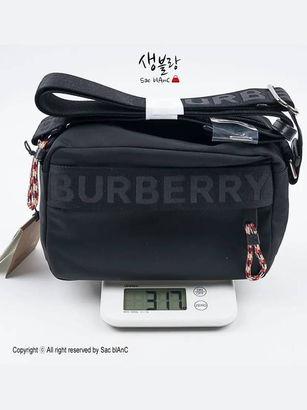 Logo Nylon Cross Bag Black - BURBERRY - BALAAN 11