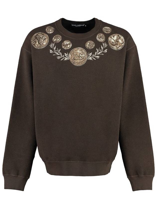 Sweater G9AHSTG7JO6 M1213 BROWN - DOLCE&GABBANA - BALAAN 2