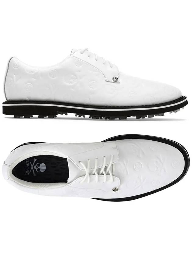 Debossed Skull Galliventer Golf Shoes Snow - G/FORE - BALAAN 2