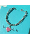 Return To Heart Ball Bracelet Silver Dark Rose - TIFFANY & CO. - BALAAN 2