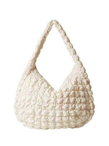 Quilted Oversized Shoulder Bag Offwhite - COS - BALAAN 1