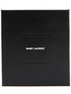 Tiny Monogram Shiny Leather Card Case Black - SAINT LAURENT - BALAAN 8