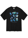 Blue Collector Short Sleeve T-Shirt Black - RADINEO - BALAAN 1