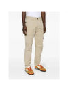 Compass Badge Gabardine Cargo Straight Pants Beige - STONE ISLAND - BALAAN 6