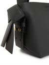 Musubi Micro Leather Shoulder Bag Black - ACNE STUDIOS - BALAAN 10