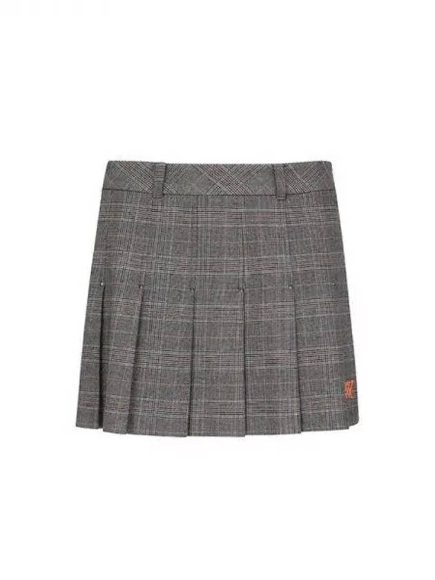 Annew Women s Winter Check Point Pleated Skirt AGCWWSQ05 BR Domestic Product GQCY22092857328 - ANEWGOLF - BALAAN 1