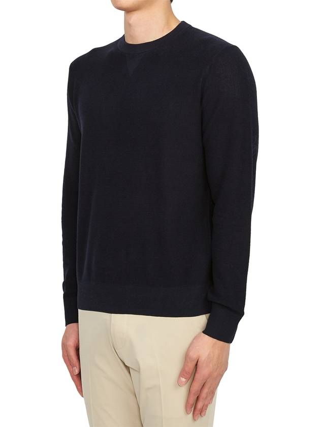 Men's Myhlo Crew Neck Knit Top Baltic - THEORY - BALAAN 3