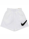 Women's Sportswear Essentials High Rise Woven Shorts White - NIKE - BALAAN 3