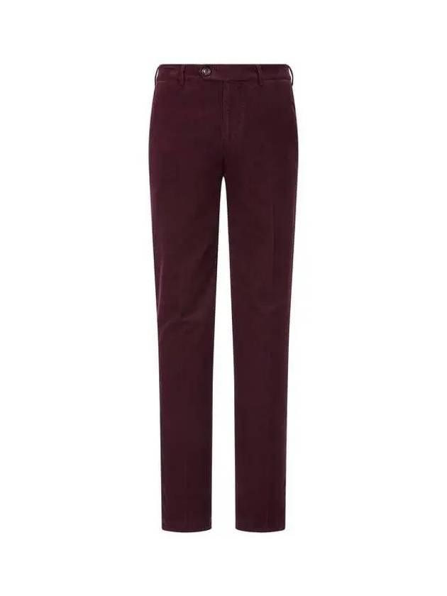 Men s unbutton closure corduroy pants wine 271786 - BRUNELLO CUCINELLI - BALAAN 1