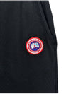 Men's Huron Logo Jogger Pants Black - CANADA GOOSE - BALAAN 4