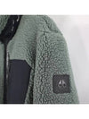 M32MS6181 210 Teddy Fleece Zip up Green - MOOSE KNUCKLES - BALAAN 5