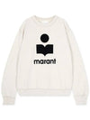 Mikoy Logo Cotton Sweatshirt Ecru - ISABEL MARANT - BALAAN 2