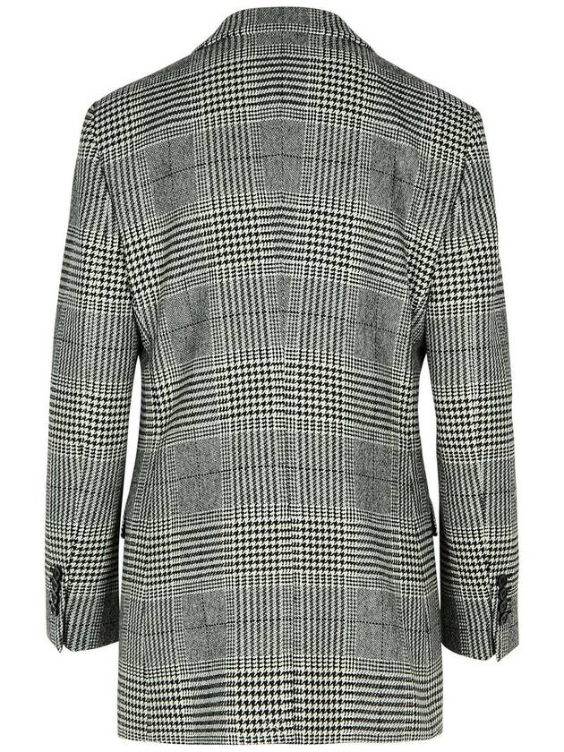 Dolce & Gabbana Grey Virgin Wool Blend Blazer - DOLCE&GABBANA - BALAAN 3