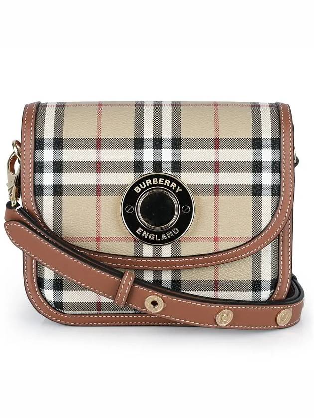 Elizabeth Check Pattern Small Cross Bag Beige - BURBERRY - BALAAN 2