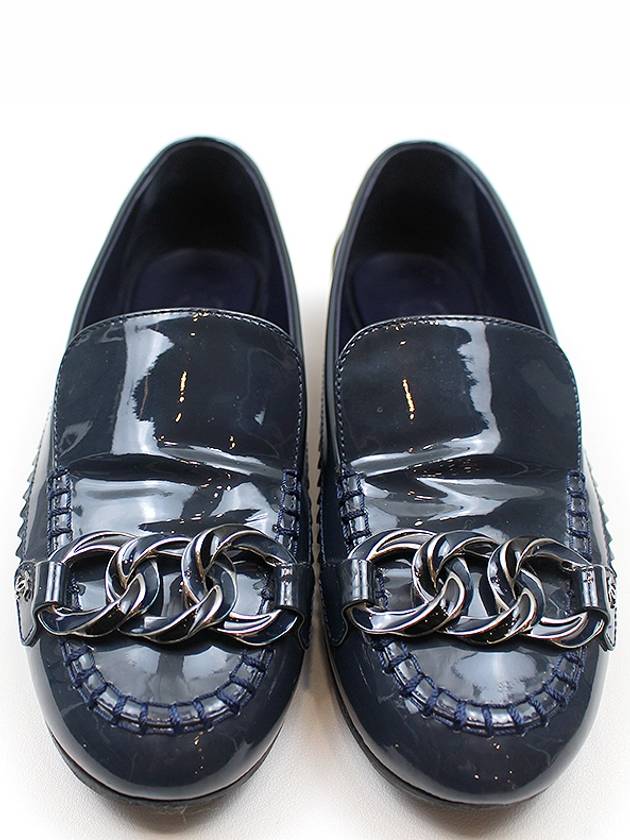 CC logo chain patent loafers size 36 5 - CHANEL - BALAAN 1