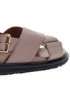 Fussbett Sandals Dessert Beige - MARNI - BALAAN.