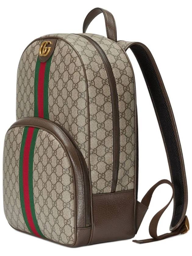 Ophidia GG Backpack Beige Ebony - GUCCI - BALAAN 5