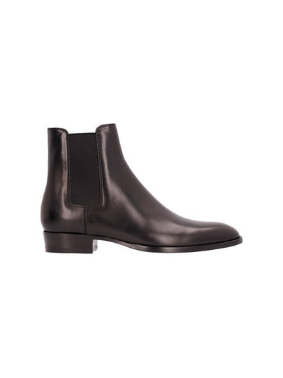 Classic Wyatt Chelsea Boots Black - SAINT LAURENT - BALAAN 2