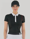 color combination collar short sleeve t-shirt TWTYM6152 199 - TAYLORMADE - BALAAN 1