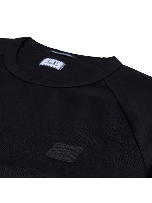 Metropolis Series Short Sleeve T-Shirt Black - CP COMPANY - BALAAN 4