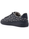 B Court Jacquard Monogram Low Top Sneakers Black - BALMAIN - BALAAN 4