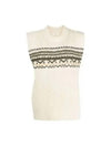 Gresley Wool Sleeveless Knit Top Ecru - ISABEL MARANT - BALAAN 2