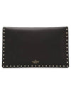 11Th Anniversary Rockstud Envelope Clutch Bag Black - VALENTINO - BALAAN 4