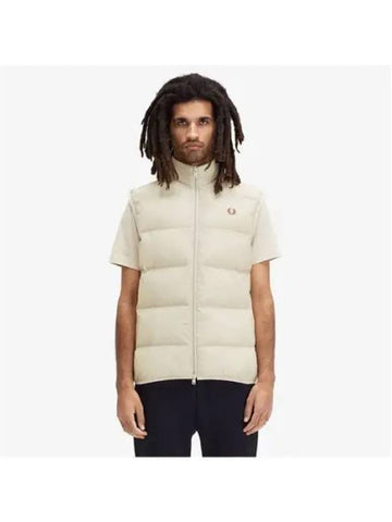 Fred Perry Sport Insulated Vest Oatmeal AFPM2438522 691 - FRED PERRY - BALAAN 1