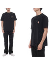 Speedy Fox Patch Comfort Short Sleeve T-Shirt Black - MAISON KITSUNE - BALAAN 2