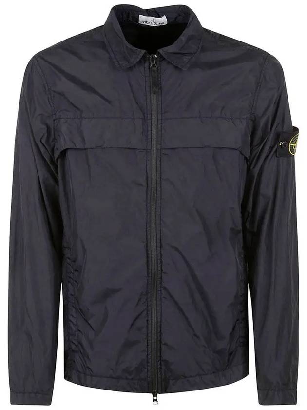 Garment Dyed Crinkle Reps R-NY Jacket Blue - STONE ISLAND - BALAAN 2