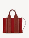 Woody Logo Tote Bag Red - CHLOE - BALAAN 2