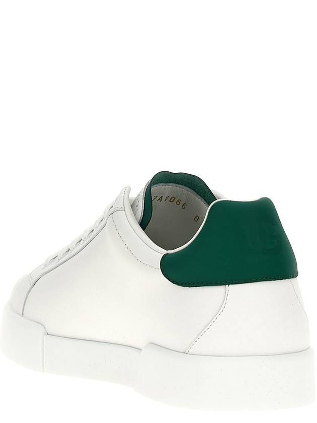 Portofino Calfskin Low Top Sneakers White - DOLCE&GABBANA - BALAAN 4