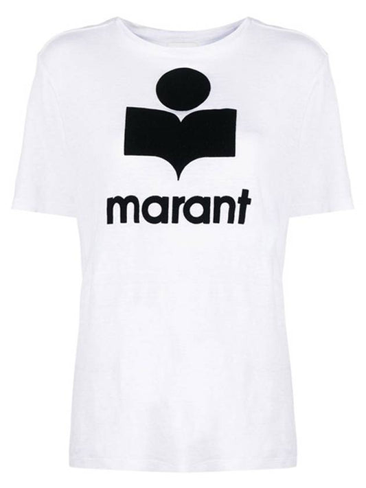 ZEWEL logo short sleeve tshirt - ISABEL MARANT - BALAAN 1