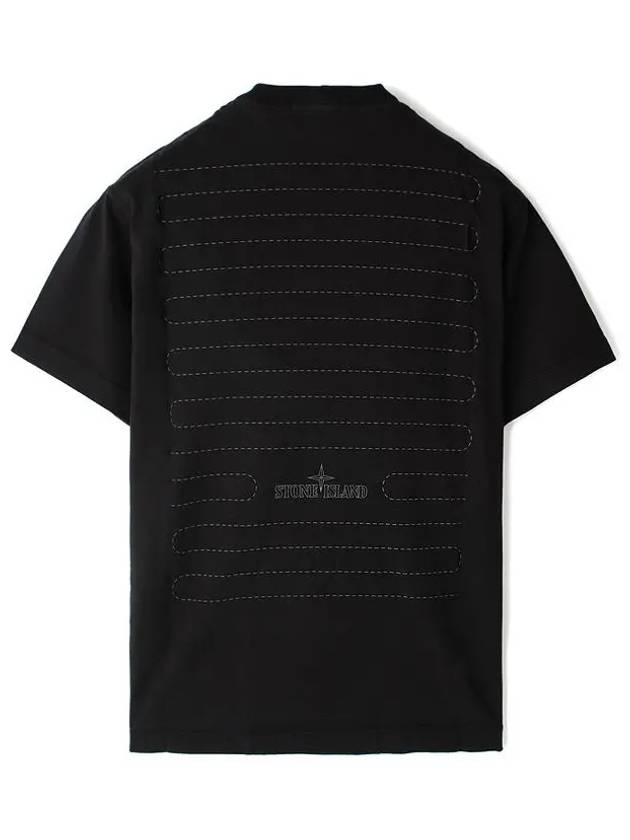 Compass Logo Short Sleeve T-Shirt Black - STONE ISLAND - BALAAN 3