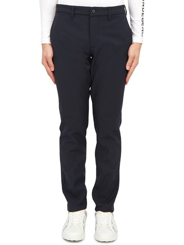 Men's Ellott Bonded Fleece Stretch Pants Navy - J.LINDEBERG - BALAAN 2