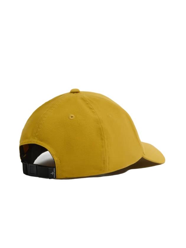 99661 Cotton Rep 6 Panel Ball Cap Yellow - STONE ISLAND - BALAAN 3