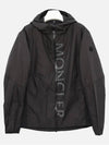 Ichiro patch logo hooded windbreaker men s jacket 1A00099 595JJ 999 - MONCLER - BALAAN 2