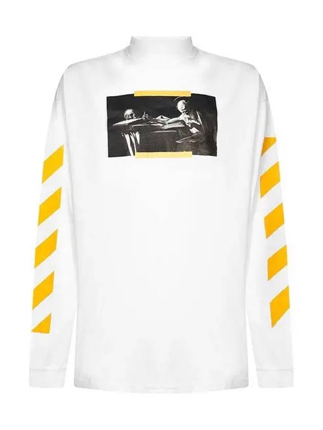 Caravaggio Diag Printing Sweatshirt White - OFF WHITE - BALAAN 2