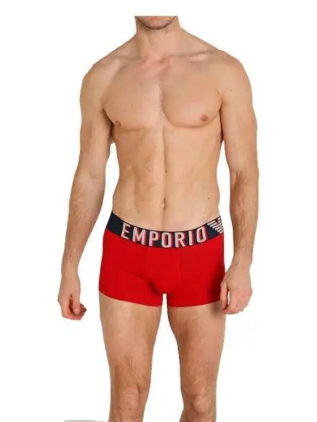 Organic Cotton Drawstrings Briefs Red - EMPORIO ARMANI - BALAAN 2