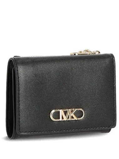 Parker Logo 34F2G7PD8L 001 BLACK Half Wallet 995699 - MICHAEL KORS - BALAAN 1