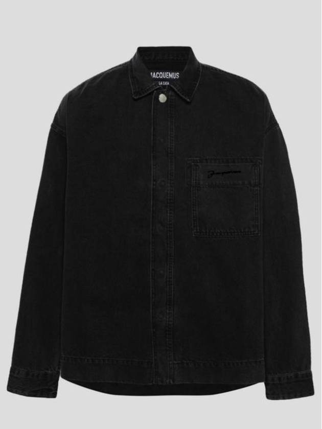 La Chemise De Nimes Denim Jacket Black - JACQUEMUS - BALAAN 2