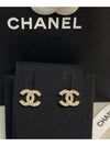 Women's CC Logo Pearl Pearl Earrings Gold - CHANEL - BALAAN 3