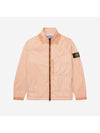 Membrana Zipper Bomber Jacket Antique Rose - STONE ISLAND - BALAAN 1