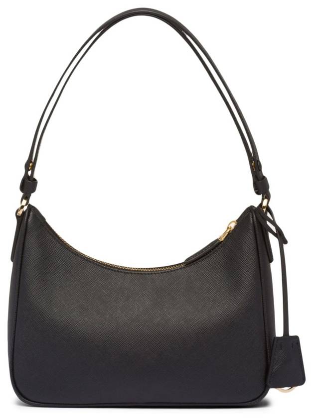 Re-Edition Saffiano Leather Mini Bag Black - PRADA - BALAAN 3